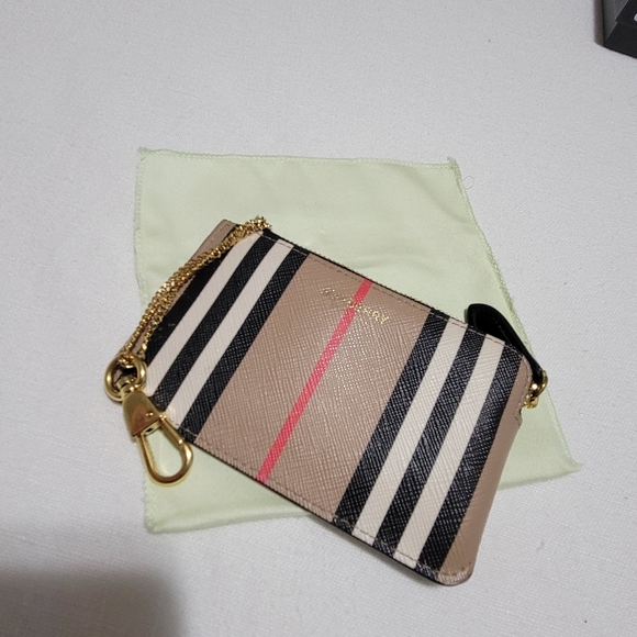 Burberry Kelbrook Icon Stripe Coin Case - Picture 6 of 9